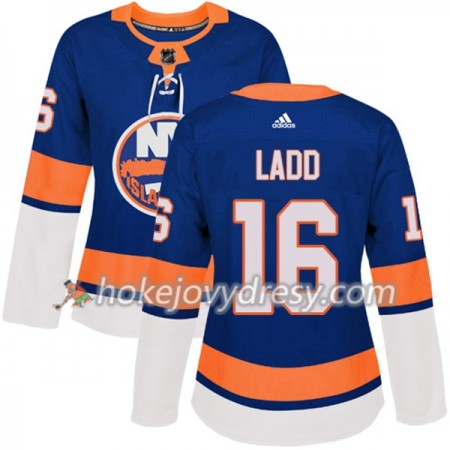 Dámské Hokejový Dres New York Islanders Andrew Ladd 16 Adidas 2017-2018 Modrá Authentic
